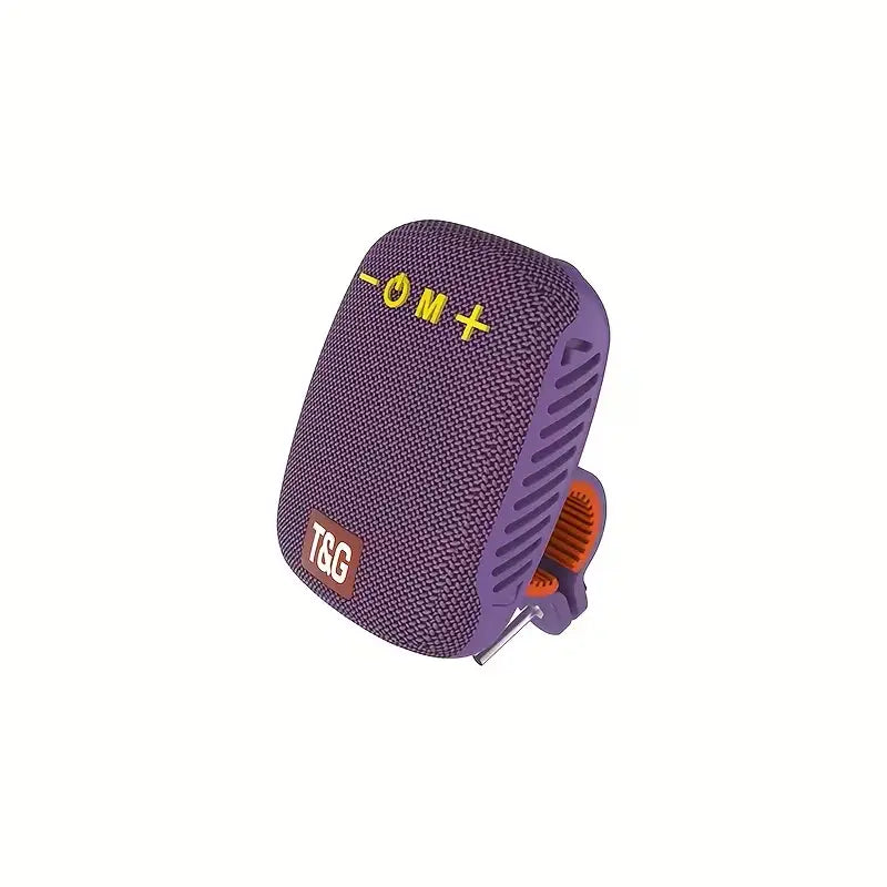 T&G 392 Outdoor Cycling Compact Wireless Speaker - IPX5 Waterproof Audio Device with TWS Music Player, FM, TF Card, USB Drive Support for Phone, Tablet Connection