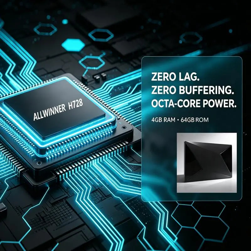 Ưfree Β0X Features an Octa-Core Processor, 8K Support, Dual-Band Wifi and 5G Connectivity, and Runs on Android 14-