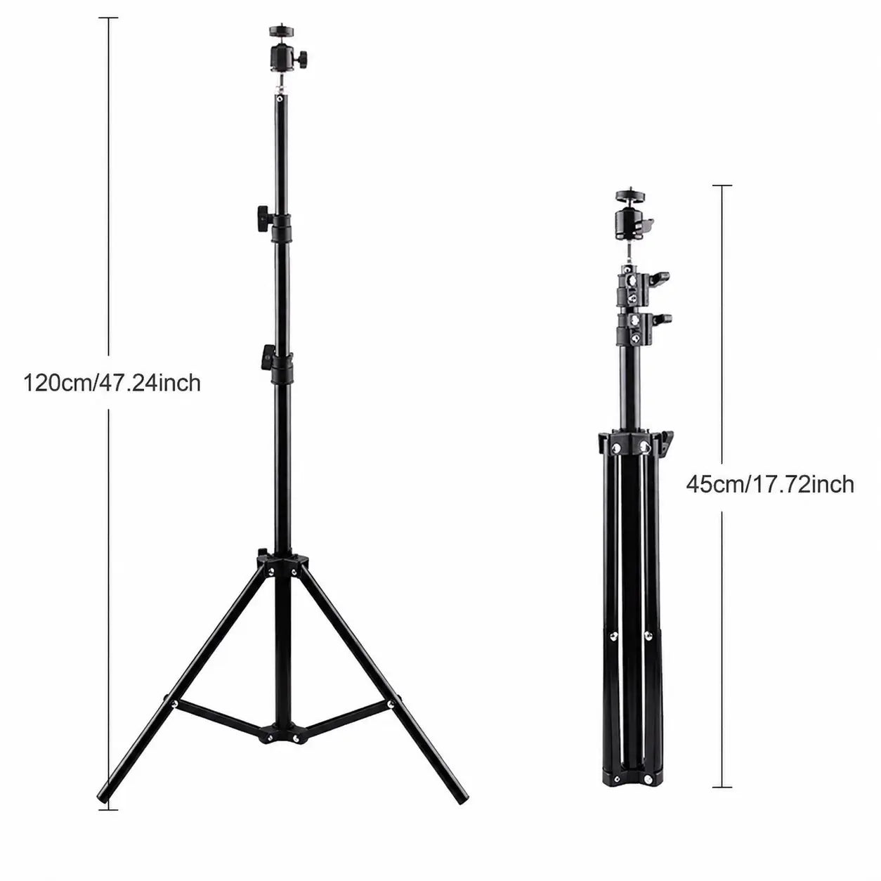 1.2M Portable Universal Tripod Stand, Adjustable Desktop Projector Mount, Home & Office Use, Camera Accessory, Global Selection