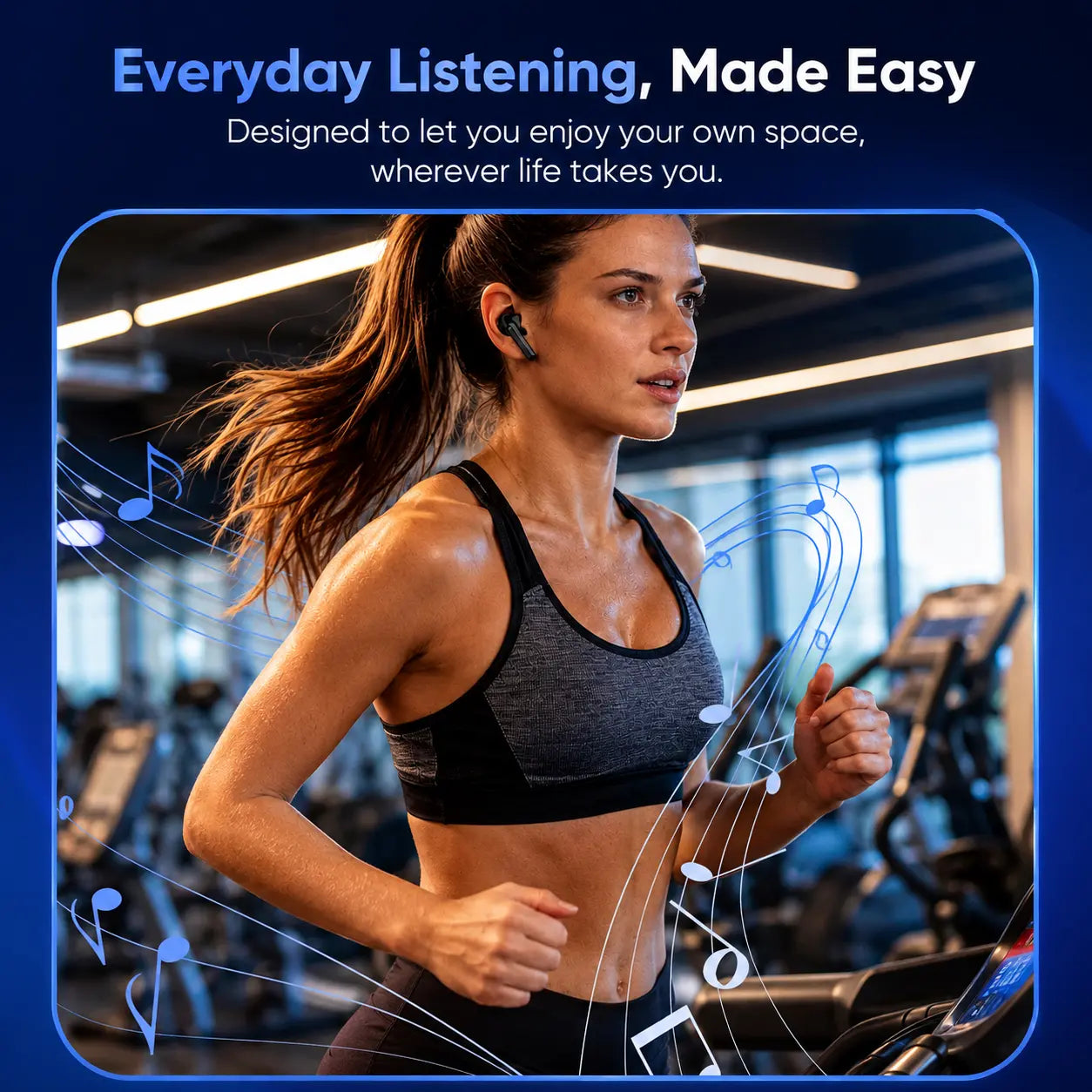 Bluetooth Earbuds, Wireless Earbuds with Bluetooth 5.3, 40H Playback, LED Digital Display Charging Case, 14.2Mm Stereo Sound, Touch Control, Built-In Mic Earphones for Iphone Android Sports Workout, T12