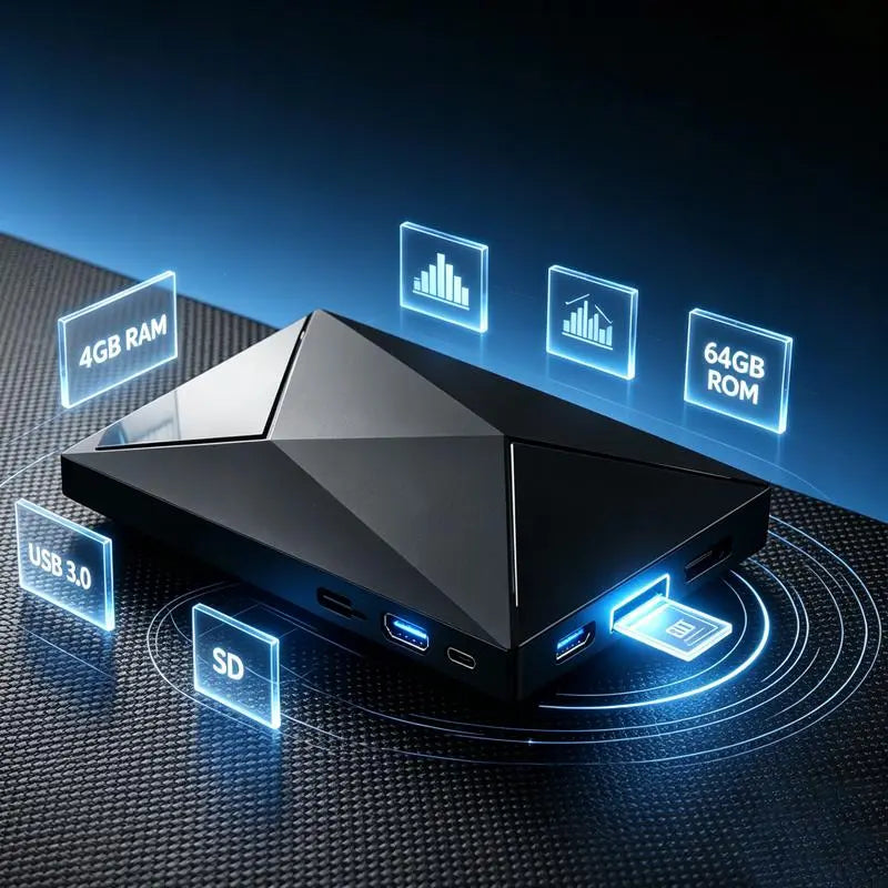 Ưfree Β0X Features an Octa-Core Processor, 8K Support, Dual-Band Wifi and 5G Connectivity, and Runs on Android 14-