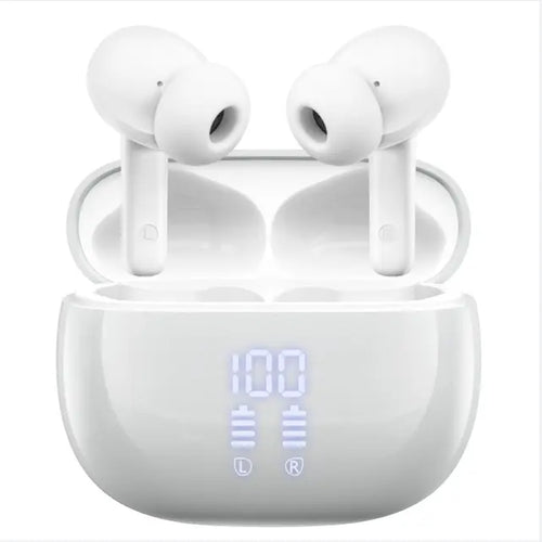 Bluetooth Earbuds, Wireless Earbuds with Bluetooth 5.3, 40H Playback, LED Digital Display Charging Case, 14.2Mm Stereo Sound, Touch Control, Built-In Mic Earphones for Iphone Android Sports Workout, T12